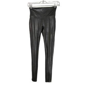 Spanx Faux Leather Leggings‎ Womens Small Black